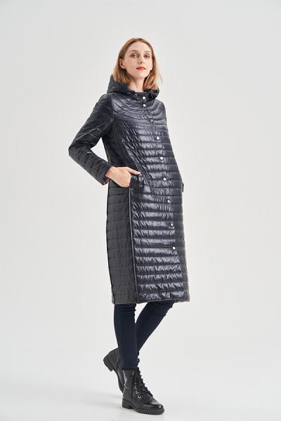 Hot Sale Best Quality  FODARLLOY New winter women's cotton-padded jacket mid-length slim down padded jacket