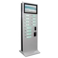 Máquina de venda automática de carregamento do kisok da estação da torre do telefone celular do dispositivo móvel com luz UV