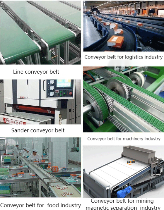 PVC Pattern Conveyor Belt Wear Resistant