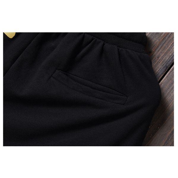 O punk rock Monogrammed de Hip Hop do short de Streetwear dos homens de 5XL 6XL afrouxa calças do esporte