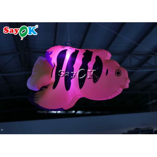 Рыбы украшения 2m смертной казни через повешение этапа раздувные тропические со светами приведенными
