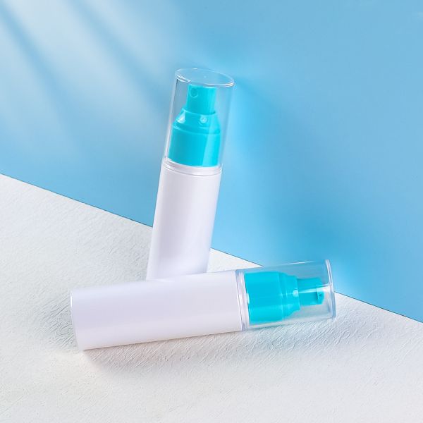 Customizable PET Plastic Bottle with Protective Overcap and Lotion Pump for Cosmetic Packaging