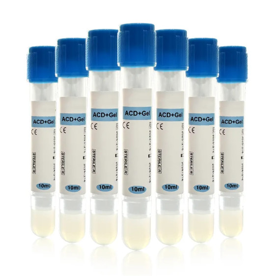 10ml PRP Tube with Gel ACD Anticoagulant Tube PRP High Platelet Concentration for Skin Rejuvenation