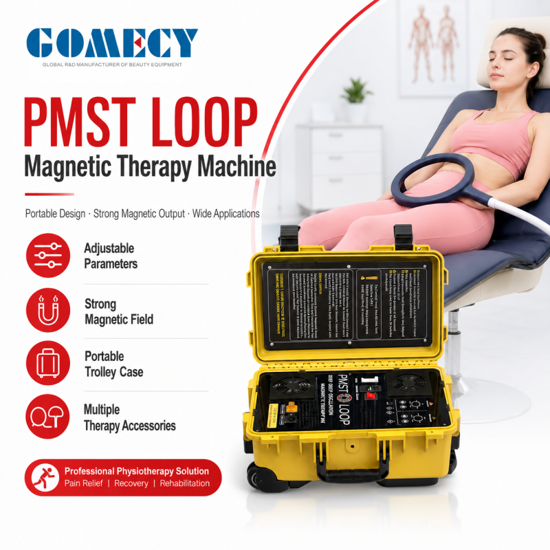 PMST LOOP Magnetic Therapy Machine High Intensity PEMF Device for Physiotherapy Pain Relief Muscle Recovery Sports Rehabilitation Equipment OEM ODM
