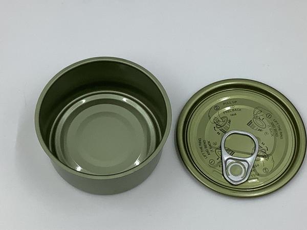 Round Tin Plate Cans 53mm×38mm Recyclable High Hardness Space Saving