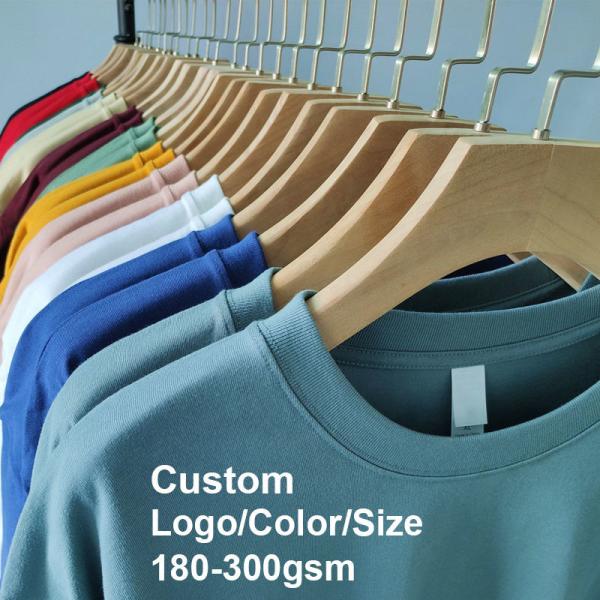 Polyester Cotton 180gsm Quick Dry Unisex T-shirt Men's Short Sleeve Solid Pullover Crewneck Sports Election Promotion