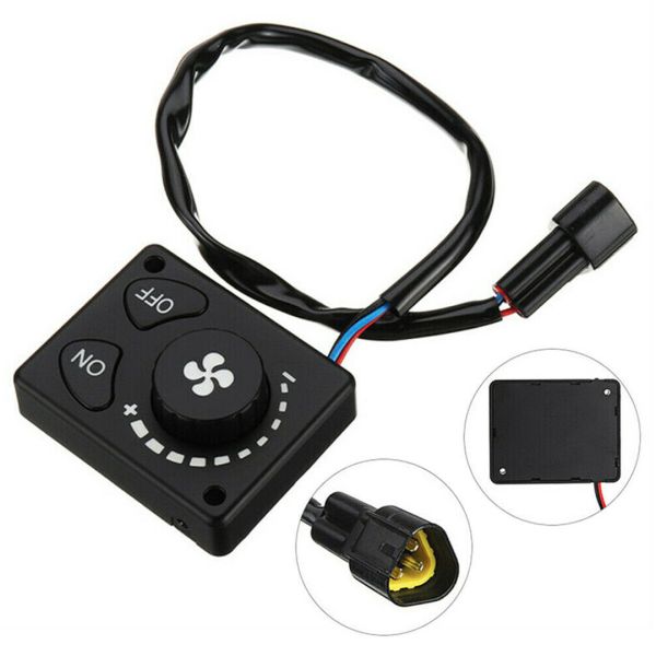 12V 24V Caravan Truck Parking Heater Rotary Switch with 35cm Cable