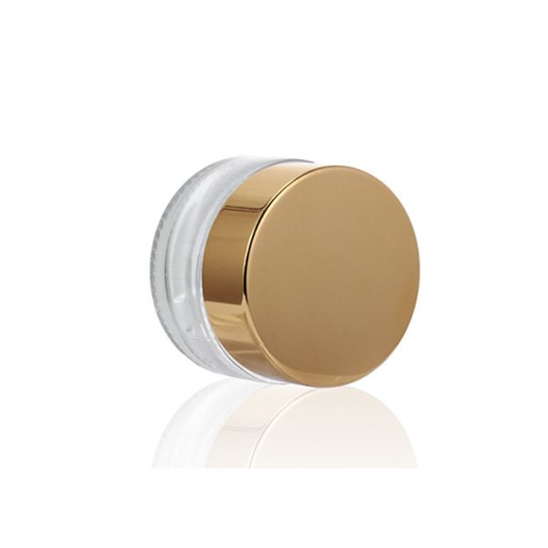 Clear 20ml 50ml Glass Cosmetic Cream Jar With Silver Cap