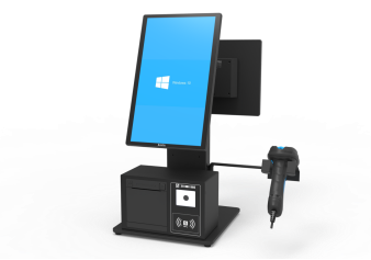 Enterprise Retail WIN All In One POS Terminal With Printer Intel i5-1235U