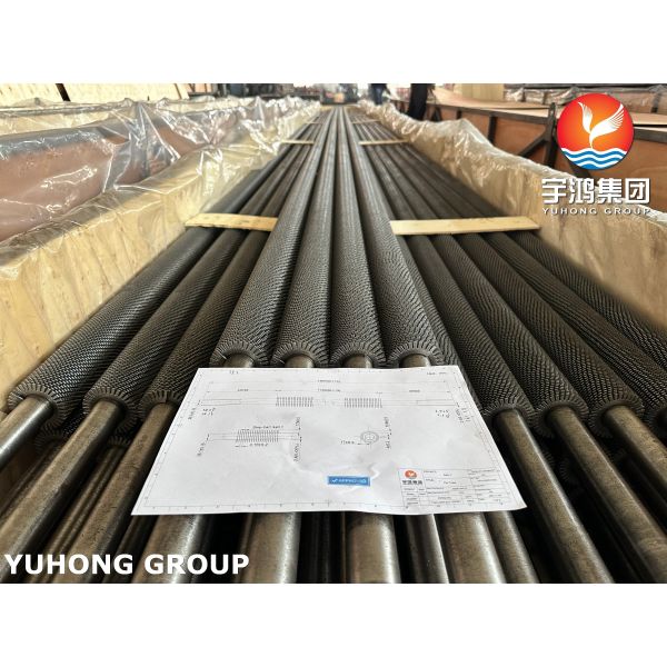 ASME SA210 GR.A1 Serrated Fin Tube For Power Plant HRSG (Heat Recovery Steam Generator) System