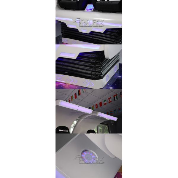 360 Degree Roation 9D VR Simulator Electric Platform Godzilla Shooting Game Machine