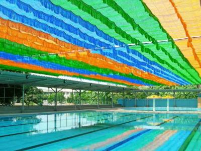 Swimming Shade Net Making Machine , Single Needle Bar Raschel Knitting Machine