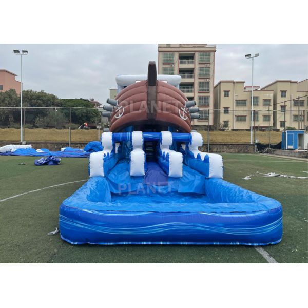 PVC 0.55mm ягнится раздувные водные горки хвастуна шлюпки пирата для партии