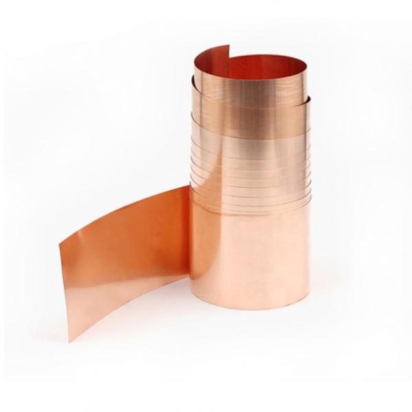 0.01mm - 1mm Thickness Copper Foil Sheet Roll 99.99% Pure Copper