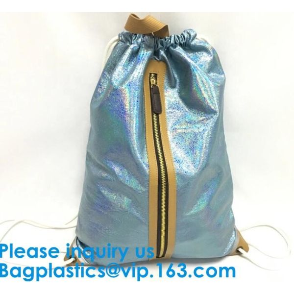 Leather Backpack Women Drawstring Bag New Travel Bag PU Backpack Women Party School Bags For Teenagers, bagease package