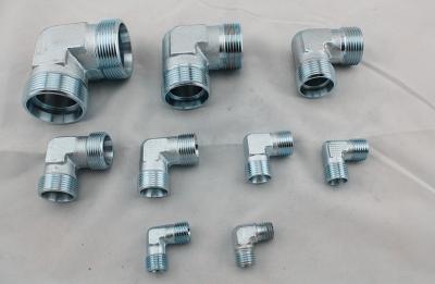 Type métrique connecteurs de morsure de fil de tuyau en métal de montage de tube coude de 90 degrés
