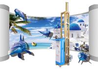 Ajustable con varias velocidades de la impresora de la pared 3d de Zkmc con la textura Lifeful de la imagen