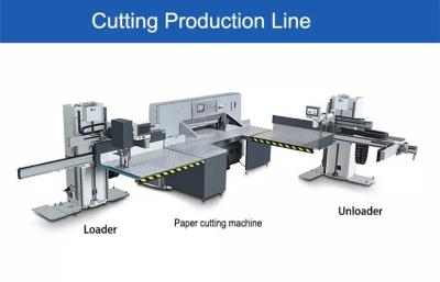 Automatic Guillotine Paper Cutting Machine / Production Line 45 Cycles/min