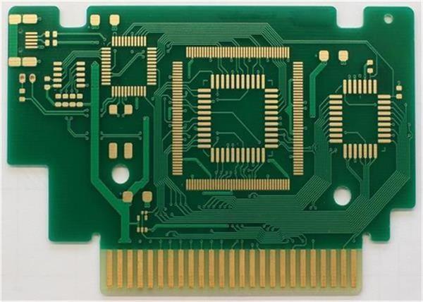 Immersion Gold Double Sided PCB with Green Solder Mask White Screen