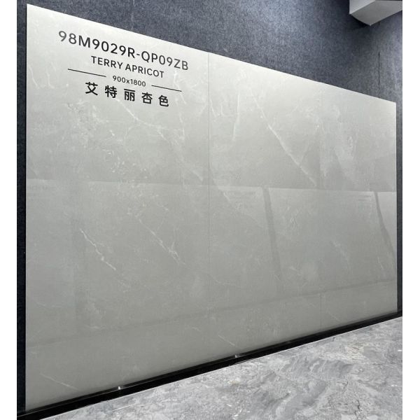 Beige 900x1800mm Polished Glazed Porcelain Tile 0.5% WA