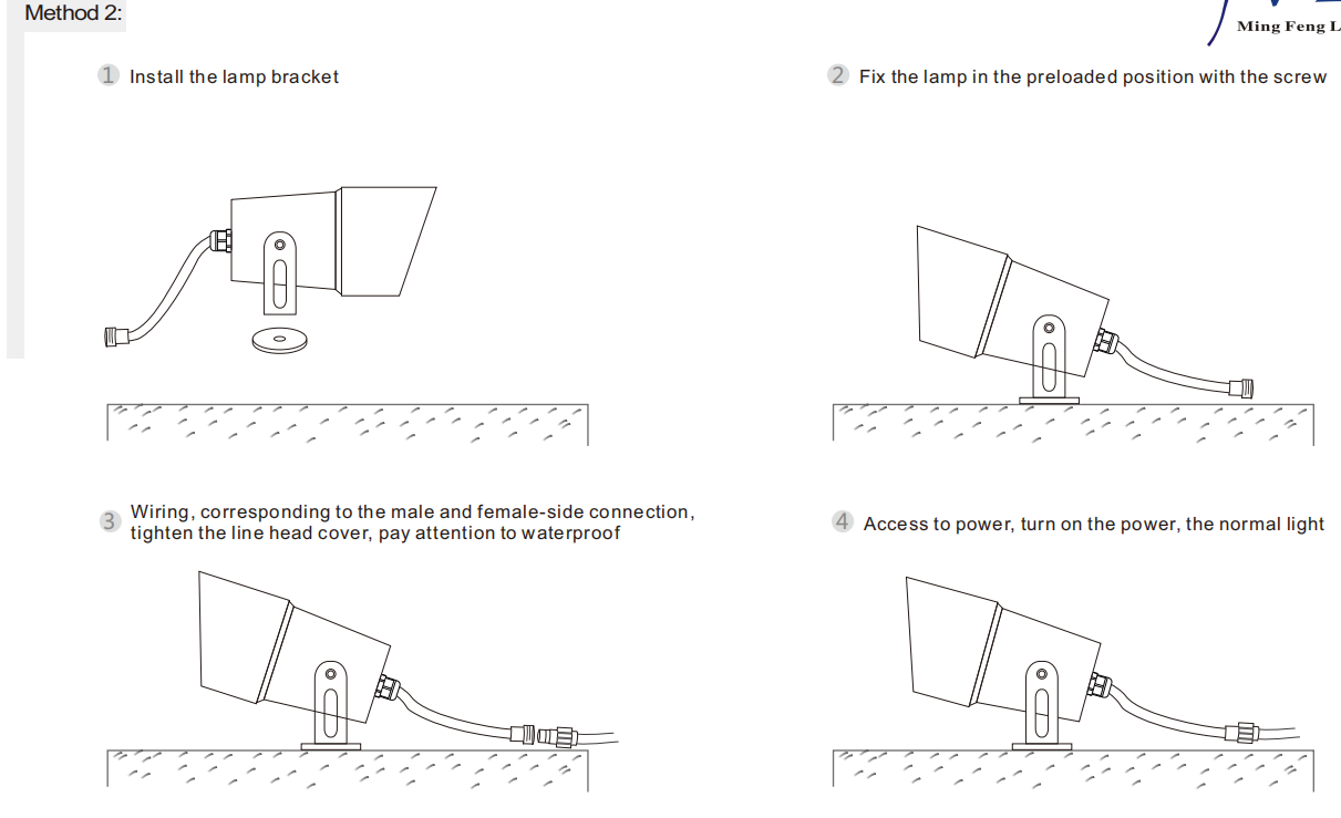 3W IP67 DC12V-24V LED Lumière de paysage LED Spike Spot Light Pour la sculpture des arbres du jardin