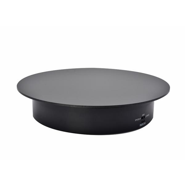 Black 23.8cm Intelligent Usb Charging 360 Rotating Display Stand