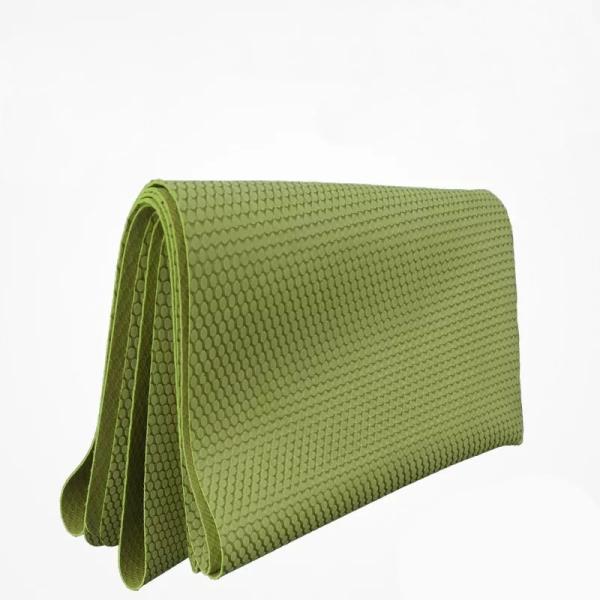 Ultra-thin Travel Mat, foldable yoga mat, Natural Rubber Material Travel mat, Lightweight Yoga Mat