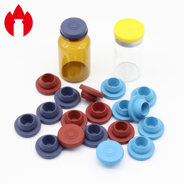 Durable Medical Rubber Stopper , 20mm Rubber Stopper With Various Color