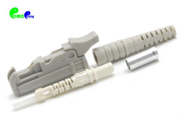 E2000 Simplex 2.0mm MM PC Beige Fiber Optic Connectors Reusable Passive Component
