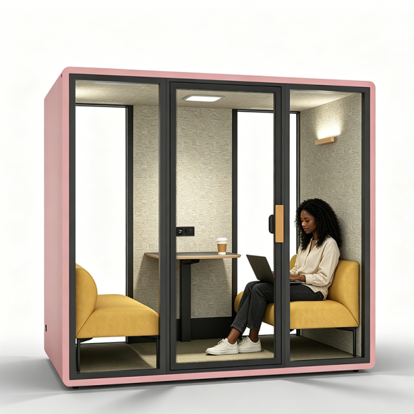 Silence Office Phone Privacy Booth Soundproof Study Pod For Calls Meetings ODM