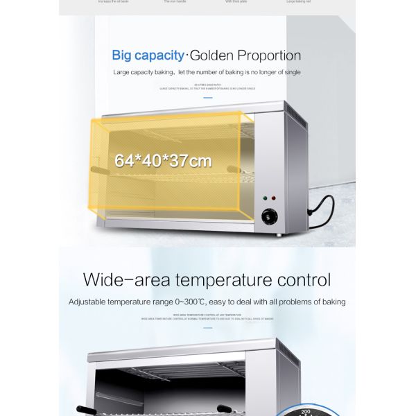 Электрическая кухонная аппаратура Контер-топ Саламандра Печь с температурным селектором 50-300C