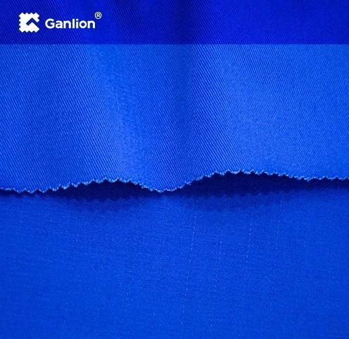 Antiacid Coating Cotton Polyester Antistatic Workwear Fabric Twill 2/1