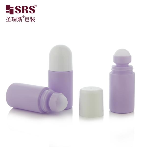 RPPC-60ML Recycled PP PCR Plastic Roll-On Custom Deodorant Gel Applicator Bottle Packaging