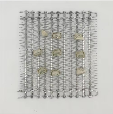 Chain Driven Food Safe Wire Mesh Conveyor Belt Stainless Steel Wire Belt For Meat Processing Line