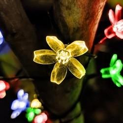 Solar String Lights Outdoor Christmas 8 Lighting Modes Fairy Waterproof Flexible Cord Perfect for Christmas Party Decor Garden