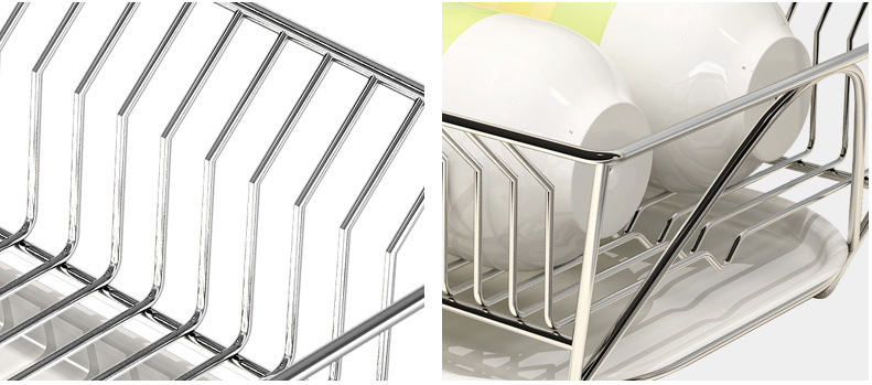 37.5cm Length 1KG Steel Kitchen Basket Rack For Dish Drying