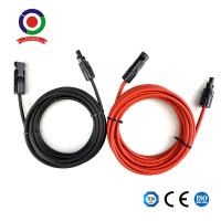 El TUV certificó el cable de extensión ULTRAVIOLETA del panel solar de la resistencia del conector de cable de 6mm2 picovoltio