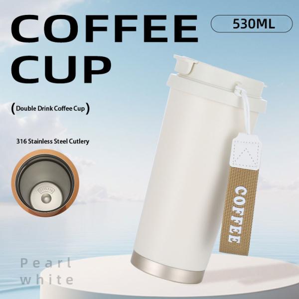 316 Stainless Steel PP Material Type Free BPA Free Portable Water Cup For Outdoor Activities