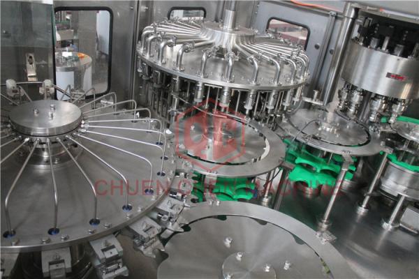 Combi Rotary Non Carbonated Water Bottle Filling Machine , Plastic Bottling Equipment