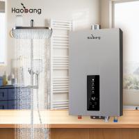 Couleurs personnalisables et gamme de contrôle de température de 35 à 80 degrés dans le chauffe-eau à gaz à ventilation électrique