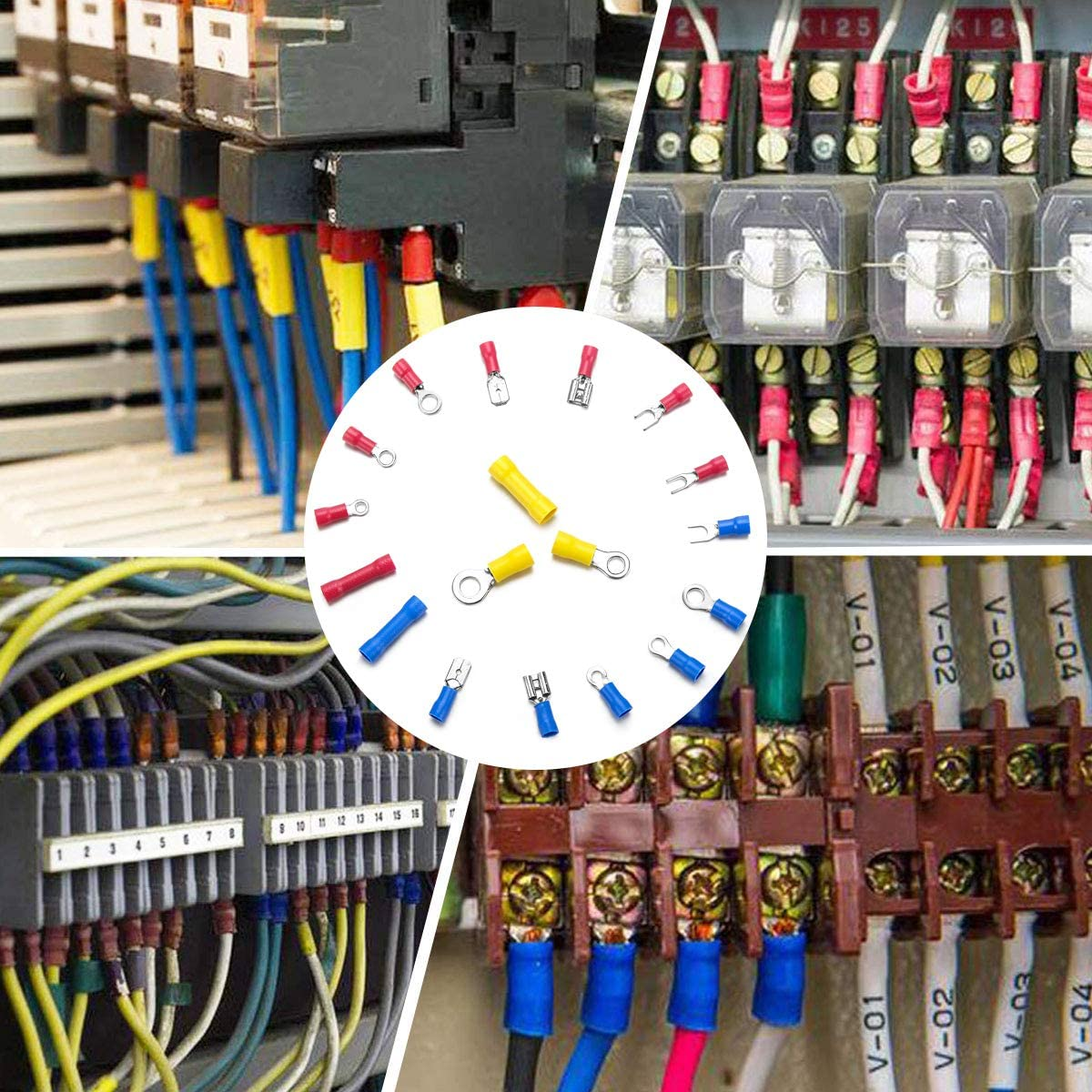 Жилой провод не изолировал терминалы кольца выдерживает устойчивое практически 540pcs