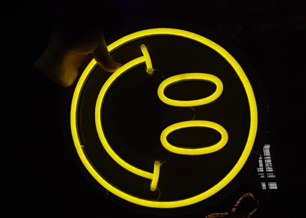 Luz decorativa do supermaket da forma de Vasten do sinal de néon do sorriso de alta qualidade