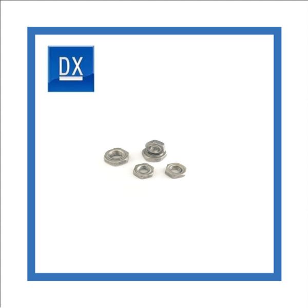 M4 Hexagon M16 Steel Zinc Plated Class 4.8 Spot Weld Nuts