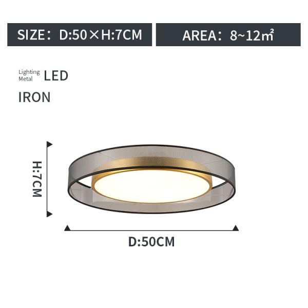 LED Ceiling Light All Copper Living Room Light Nordic Simple Room Round gold chandelier(WH-MA-188)