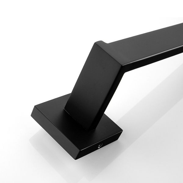 Matte Black Toilet Rolling Paper Holder  Wall Mounted  160.5 X 55 X 75 Mm