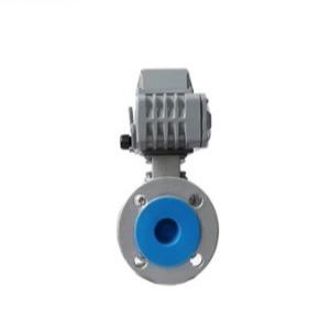 Stl Alloy Metal Seal Flange Electric Ball Valve for 350 Degree Celsius