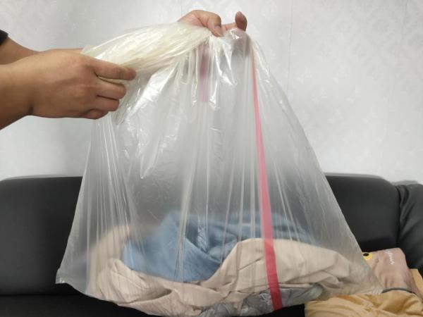 Película de plástico solúvel em água, não tóxica e ecológica para fibras de cimento