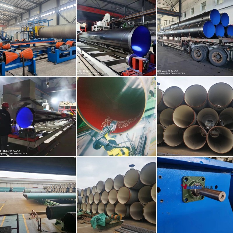 3LPE Coating Pipe Production Line with PLC Control System for 50-100 Years Lifespan and SA2.5 Surface Preparation
