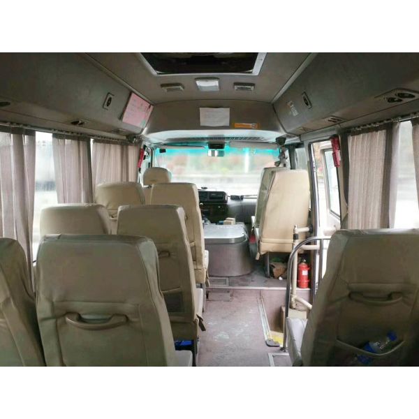 2014 Year Used Coaster Bus Toyota Brand With 17 Seats ISO Certification