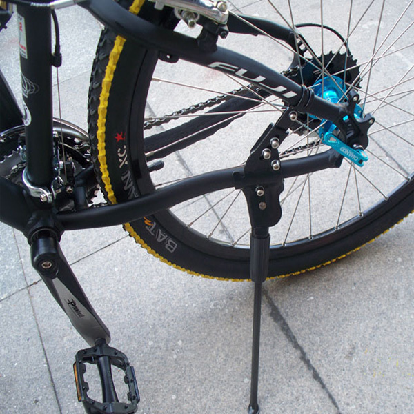 Black color Mountain bike Aluminium Bicycle support Bike parking stand